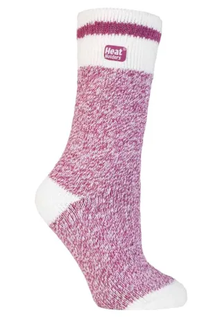 Heat Holders - Gemusterte warme Damen-Winter-Thermosocken 4-8 UK