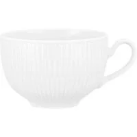 Seltmann Weiden Cappuccinotasse Amina, 1-tlg., Porzellan, Cappucinotasse aus Porzellan mit Relief