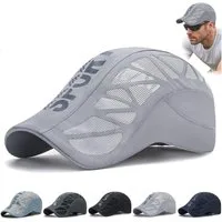 nsihing Baseballhelm Sportkappe Atmungsaktiv, Schnell trocknende Mesh Cap, Verstellbar für Wandern, Angeln, Laufen & Outdoor