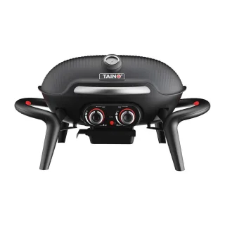 Taino Tischgrill, Schwarz, Kunststoff, Oval, 73x38x50 cm, Grills & Outdoor-Küchen, Gasgrills