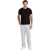COMEOR Pyjama COMEOR Herren Pyjama Set 2-teilig – Kurzarm T-Shirt & lange Hose mit elastischem Bund, 2-teiliges Set, mit Seitentaschen