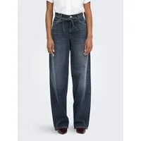 ONLY Straight-Jeans ONLGIANNA MW STRAIGHT DNM DOT003 NOOS Baumwolle