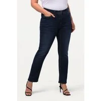 Ulla Popken Funktionshose Jeans Sammy Komfortbund schmale 5-Pocket-Form