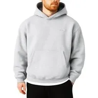 Smilodox Hoodie Dawson, Hochwertiger Kapuzenpullover im Oversize Fit, Sweatshirt Sweater Lässig Kängerutasche Metallabel hoher Baumwollanteil