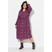 Angel of Style Midikleid Midikleid A-Linie Herzchenmuster