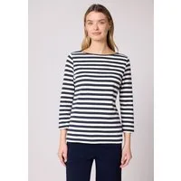 STREET ONE 3/4-Arm-Shirt aus reiner Baumwolle