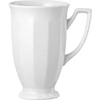 Rosenthal Becher Schokobecher 0,33 L Maria Weiß, Porzellan, Henkelbecher, Kaffeebecher, Tasse, 330 ml, Porzellan, weiß