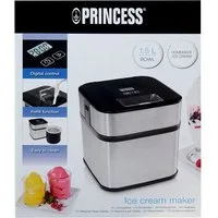 PRINCESS Eismaschine Princess 282605 Eismaschine 1,5L Edelstahl