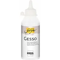 C. KREUL Effekt-Zusatz KREUL Gesso SOLO Goya Acryl Halbkreidegrund weiß 250ml Flasche