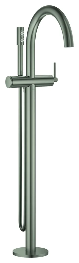 GROHE Wannenbatterie Atrio 24368 Bodenmontage satin steel, 24368MS0 24368MS0