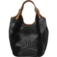 Samantha Look Shopper, echt Leder, Made in Italy