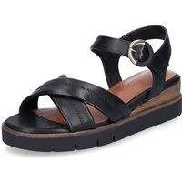 Tamaris Tamaris Damen Keilsandalette schwarz Sandale
