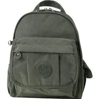 BAG STREET Freizeitrucksack Bag Street Rucksack Crinkle Nylon grau, Damen, Jugend Cityrucksack, Freizeitrucksack Nylon, grau ca. 30cm hoch