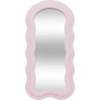 Atmosphera Créateur d'intérieur Babyspiegel Spiegel mit rosa Rüschenrahmen AYNA, 30 x 60 cm