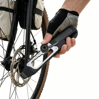XANES Ratchet Bike Repair Tool Kit Multi Functional Tire Lever Hook Magnetic Bit Storage 103g Lightweight Cycling Access