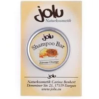 Jolu Festes Haarshampoo Shampoo Bar - Zitrone-Orange 10g