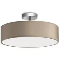 Zedelmaier Lampenschirm Deckenleuchte Deckenlampe mit Stoff, ohne Leuchtmittel, SchirmØ 38 cm, für Wohnzimmer Schlafzimmer Flur