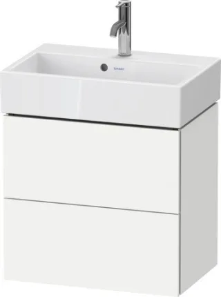 Duravit L-Cube Waschtischunterbau wandhängend Weiß Matt 584x391x544 mm - LC621901818 LC621901818