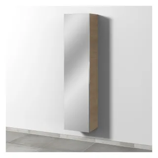 Sanipa 3way Hochschrank mit 1 Doppelspiegeltür, Eiche-Nordic BR15248