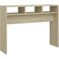 vidaXL Beistelltisch Konsolentisch Sonoma-Eiche 105x30x80 cm Holzwerkstoff (1-St)