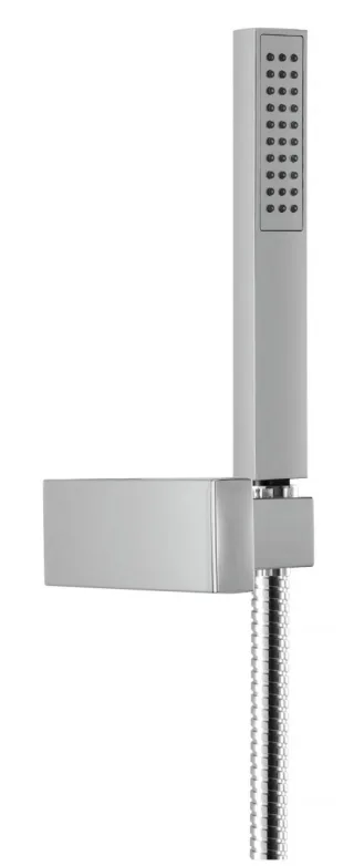 Herzbach Spa Wannenset eckig stab eckig messing bs 125 chrom, 11.630422.1.01 11.630422.1.01