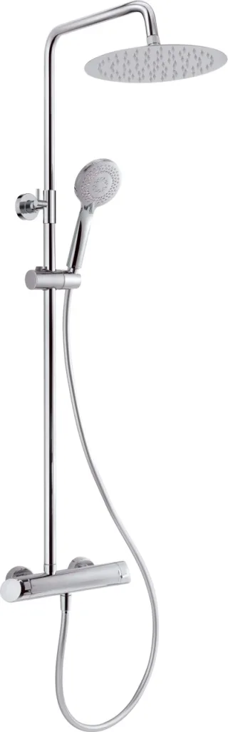 Neuesbad Serie 200 Duschsäule mit Armatur, Chrom NB1DENAC01QK1