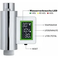Euroshowers GmbH Kaltwasserzähler Euroshowers Badaccessoire Chrom 40 Liter 60 Liter