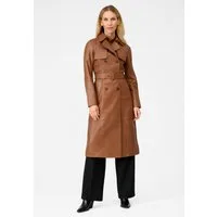 RICANO Ledermantel Darcy Ledermantel mit Gürtel