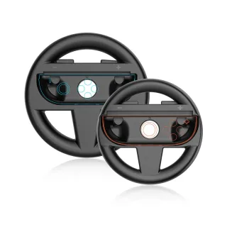 JYS JYS-NS2275 2-Pack Switch2 Mario Karts Racing Steering Wheel 1 Large 1 Small Joy-Con Wheels Ergonomic Anti-Slip Grip