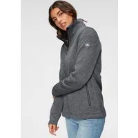 Polarino Strickfleecejacke für den Herbst, aus wärmendem Material, sportlicher Stil