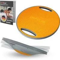 DH FitLife Balanceboard Wackelbrett, Balance Pad mit Griffen, Gleichgewichtstrainer, Ø 42cm, max. 200 KG, ideal für Gleichgewichtstraining