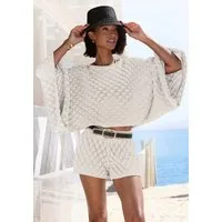 French Connection Ajourpullover, leicht transparenter Strandpullover