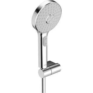 Hansa Hansaactivejet Schlauchbrausegarnitur 84380133 Handbrause, 3-strahlig, hellgrau/chrom