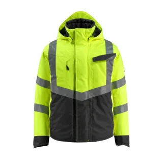 MASCOT Herren Hastings Winterjacke SAFE SUPREME Hi-vis Gelb / Schwarz M - 15535-231-1709-M