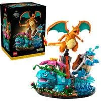 72153 Pokémon Bisaflor, Glurak und Turtok, Konstruktionsspielzeug