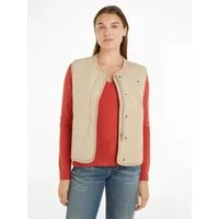 Tommy Hilfiger Steppweste JERSEY LINED VEST mit Tommy Jeans Logo-Flag