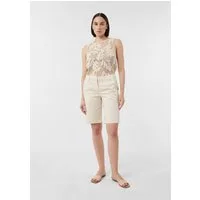 comma Shorts Bermuda Shorts aus Baumwollmix