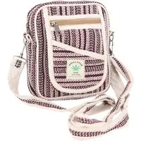 Guru-Shop Schultertasche Natürliche Schultertasche aus Hanf und..