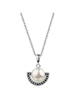 Zeeme Pearls Anhänger mit Kette 925/- Sterling Silber Süßwasserperle