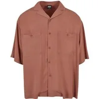 URBAN CLASSICS Kurzarmhemd Urban Classics Herren Oversized Resort Shirt (1-tlg)