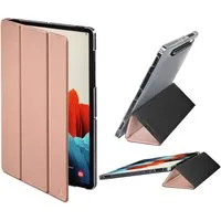 Hama Tablet-Hülle Smart Case Fold Clear Tasche Cover Hülle Rose, Aussparung für S-Pen, für Samsung Galaxy Tab S8 2022 / S7 2020 11"