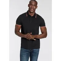 Bruno Banani Poloshirt Kurzarm, schmal geschnitten, Colourblocking-Optik
