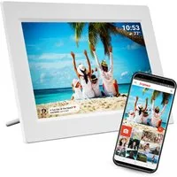 Denver PFF-1015W Digitaler Bilderrahmen (25.65 cm/10.1 ", 1280x800 Pixel, 16 GB, mit WLAN und Frameo Software)