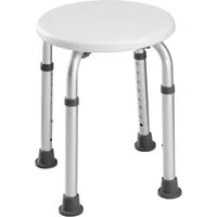 tectake Dusch- und Badhocker Aluminium Duschhocker, mit Teleskopbeinen