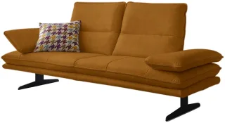 W.SCHILLIG 2,5-Sitzer "broadway, Designsofa mit tollem Sitzkomfort" Sitztiefenverstellung, Kopfteil- & Seitenteilverstellung, Breite 216cm