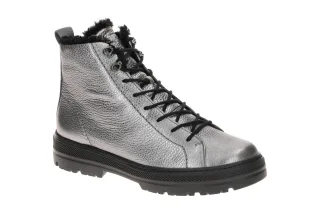 Paul Green Damen Stiefeletten 5287-08 Grau Piombo XL-Gummisohle & Warmfutter