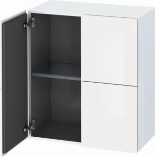 Duravit L-Cube Halbhochschrank Weiß Hochglanz 700x363x800 mm - LC117702222 LC117702222