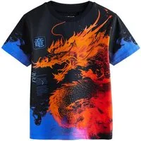 Next Print-Shirt Regular Fit T-Shirt mit durchgehendem Print (1-tlg)