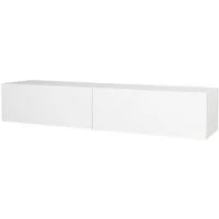 en.casa TV-Schrank »Toivakka« Fernsehschrank 135x31x25cm Weiß