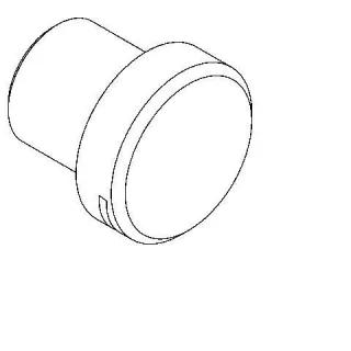 KWC Aquarotter Urinalspülkopf, DN15, Edelstahl, Gewindestutzen 60 mm, 2030071743 2030071743
